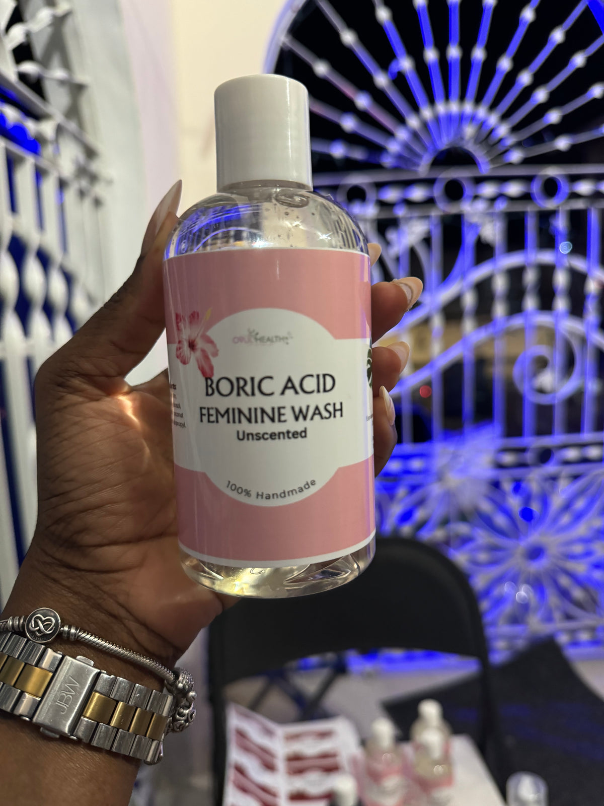 Boric acid feminine gel wash
