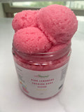 Pink lemonade foaming body scrub